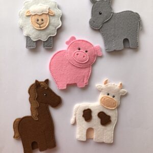 Títeres de dedo “Animales de la granja”